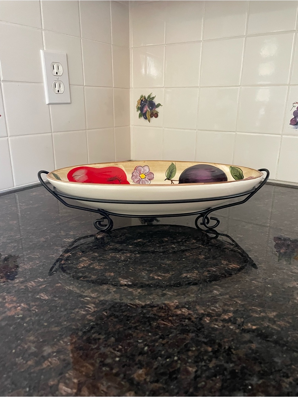 Davco Ceramic Oval Platter